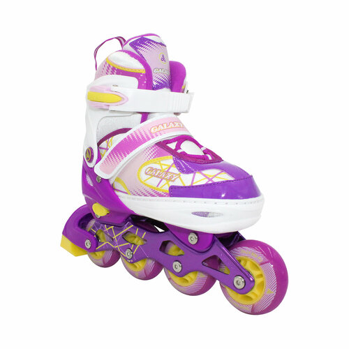 фото Раздвижные роликовые коньки alpha caprice galaxy violet размер l (39-42)