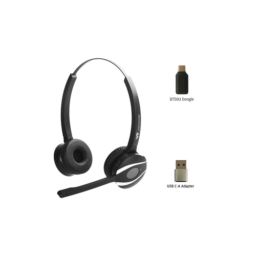 Bluetooth гарнитура VT VT9200-D, в комплекте с USB-BT адаптером (USB Type-C)