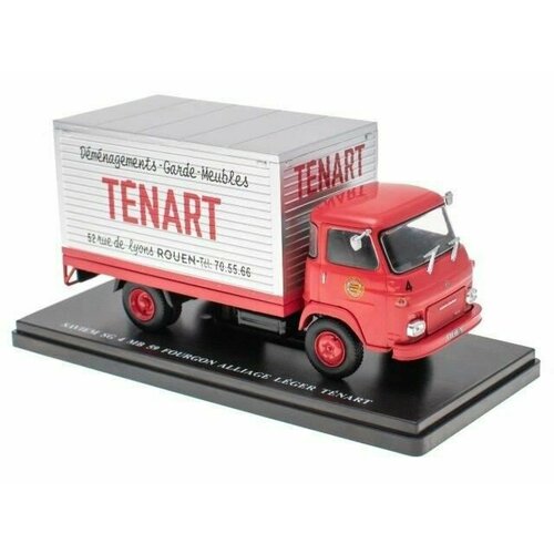 RENAULT SAVIEM SG 4 MB 59 фургон TENART 1968 Red, масштабная модель грузовика коллекционная