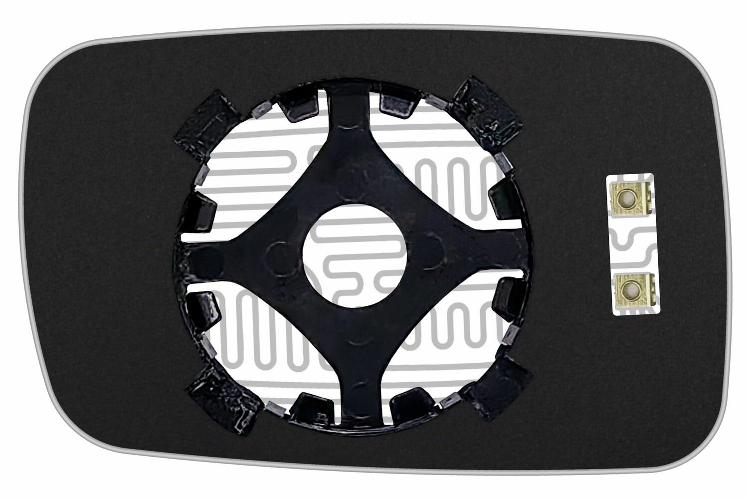 Элемент зеркала BMW 7 E65 E66 E67 c 2002 по 2008 правый асферический c обогревом 99650200