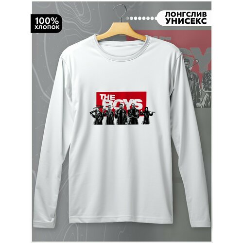 фото Лонгслив бруталити, размер l, белый