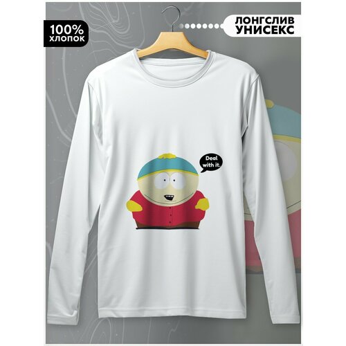 фото Лонгслив бруталити, размер l, белый