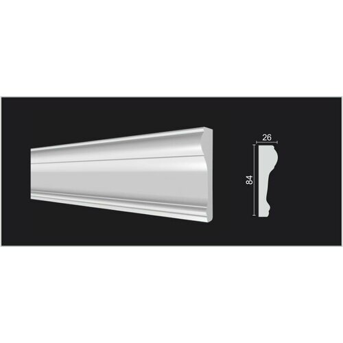 молдинг decor dizayn dd616 2000x40x25 мм Молдинг из дюрополимера Decor Dizayn 147A, 2 метра