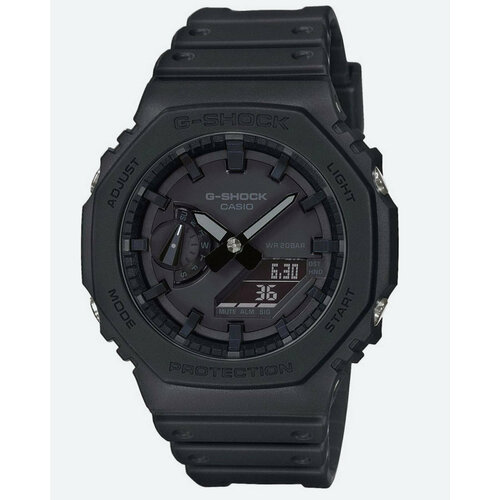 Наручные часы CASIO, черный casio g shock ga 2100 4a octagon series