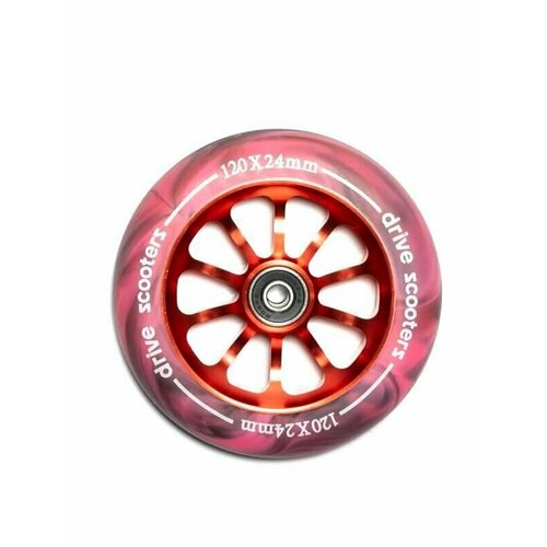 Колесо Drive Scooters Spoked 120mm pink bubble gum pink d drive