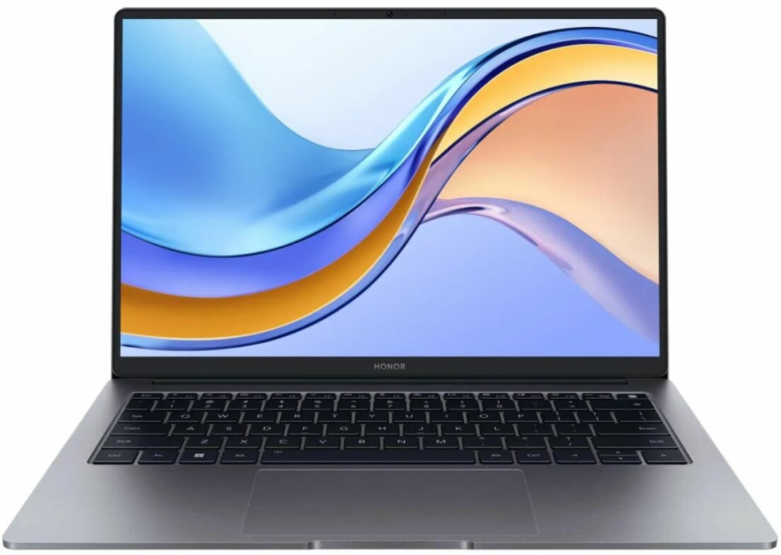 14" Ноутбук Honor MagicBook X 14, FRI-F56, IPS, Intel Core i5-12450H 2ГГц, 8-ядерный, 16ГБ LPDDR4x, 512ГБ SSD, Intel UHD Graphics, серый