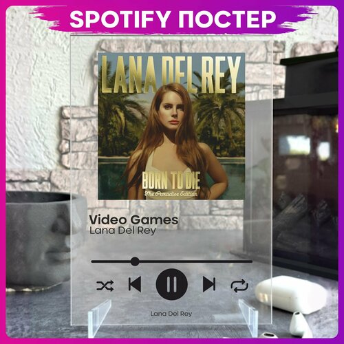 Spotify poster Лана Дель Рей трек пластинка