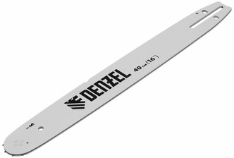 Шина для бензопилы Denzel DGS-4516P, длина 40 см (16"), шаг 0,325", паз 1,5 мм, 64 звена 59814