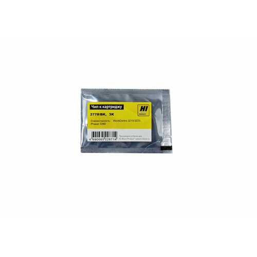 чип hi black hb chip 013r00625 для xerox phaser 3119 013r00625 черный 3000 страниц Чип Hi-Black HB-CHIP-106R02778 для Xerox WC 3215/Phaser 3052 (106R02778), черный, 3000 страниц, новая прошивка