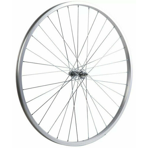 фото Колесо 28" переднее, одностенный обод 32 отв, втулка сталь, гайка stg