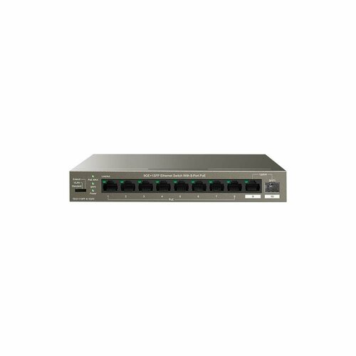 IP-COM G1110PF-8-102W неуправляемый Ethernet-коммутатор 9GE+1SFP с 8 портами PoE