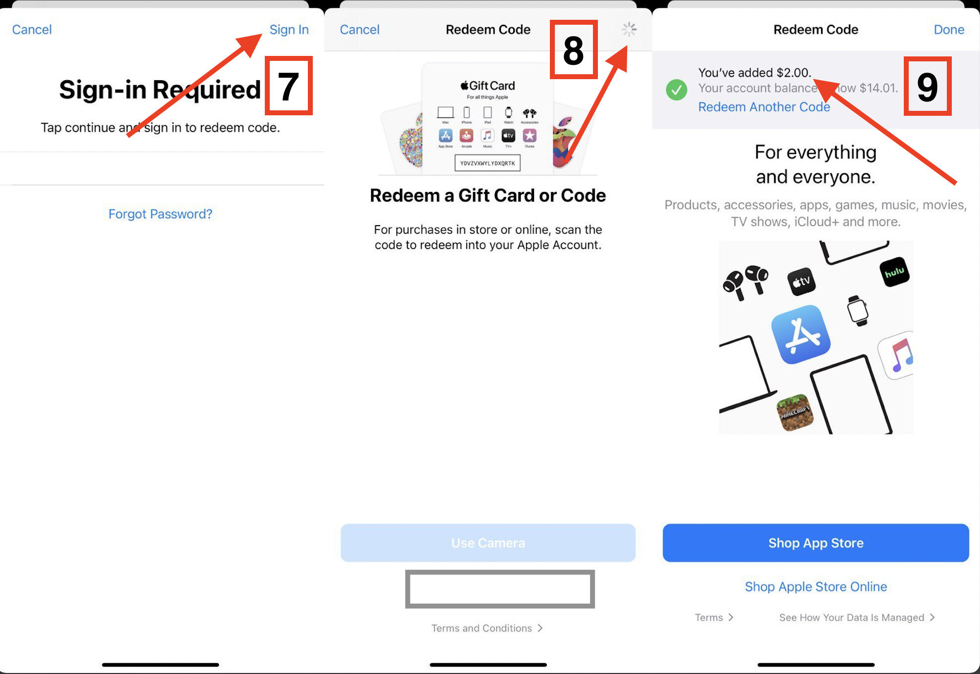 Карта пополнения iTunes Card, подарочная карта App Store США номинал 5 USD, AppStore Gift Card 5$ USA