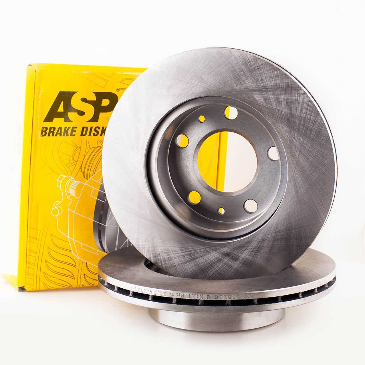 ASP 230236 (00004246Y3 / 1307356080 / 230236_A0P) диск тормозной (Комплект 2 штуки)