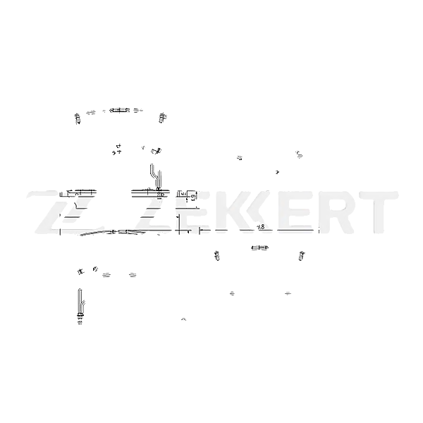 ZEKKERT bs-1188 (1014029389 / 4050008500 / 58302D3A00) колодки торм. диск. задн. Sonata (Соната) vi 14- tucson III 15- Rio