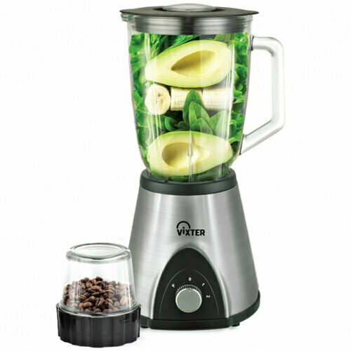 Блендер стационарный Vixter SBM-3314 900Вт кувшин 15л стекло нержавеющая сталь 1079700₽