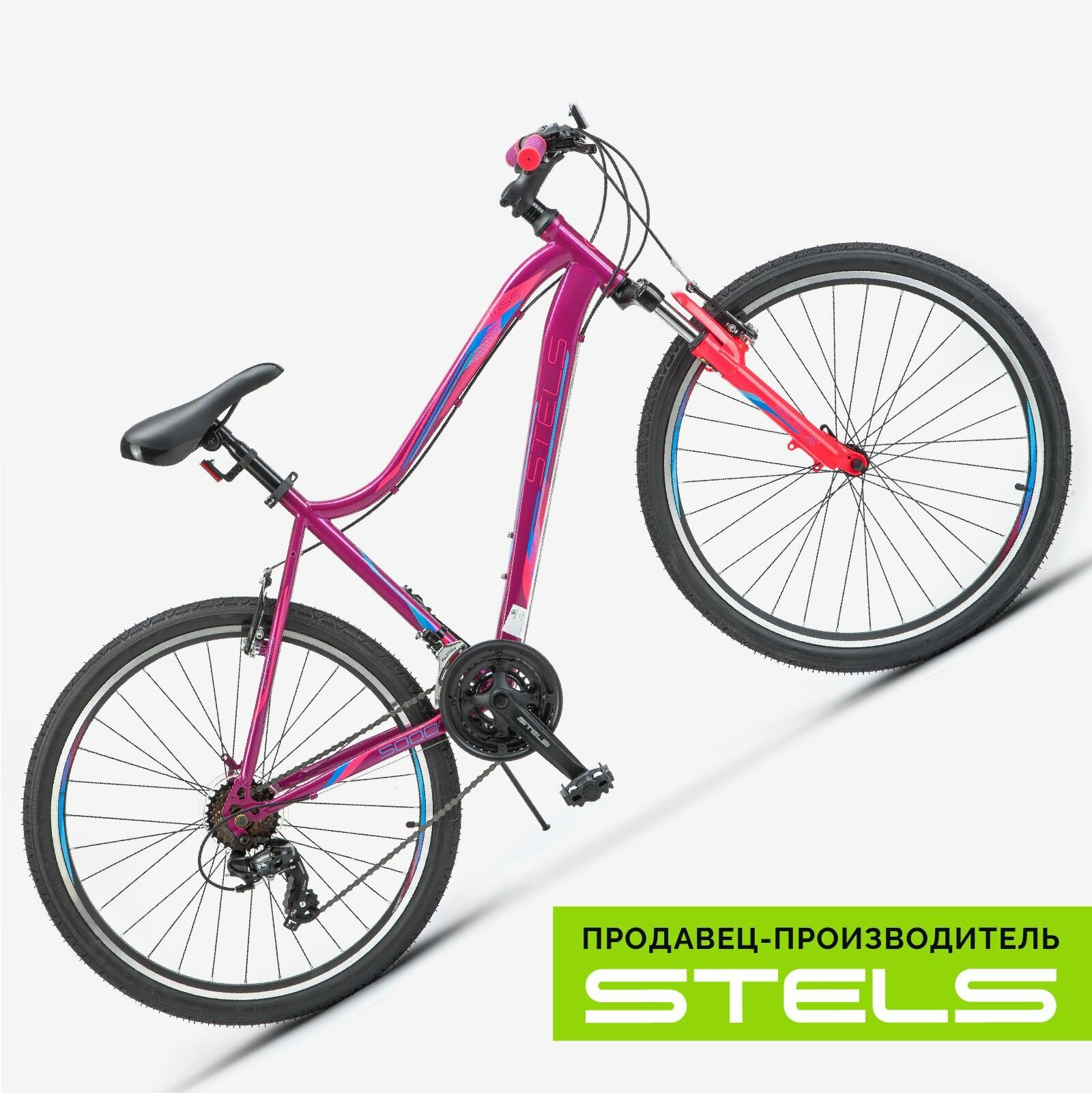 Велосипед горный женский Miss-5000 MD 26" V020 Фиолетовый-розовый рама 18" VELOSALE