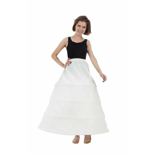 ПТИЦА ФЕНИКС, размер OneSize, бесцветный, белый бальное платье с 6 кольцами белый свадебный подъюбник длинный подъюбник из кринолина дешевый