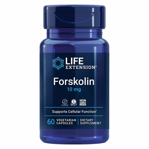 Forskolin 10 mg, 60 vegetarian capsules valerian extract standardized 60 vegetarian capsules