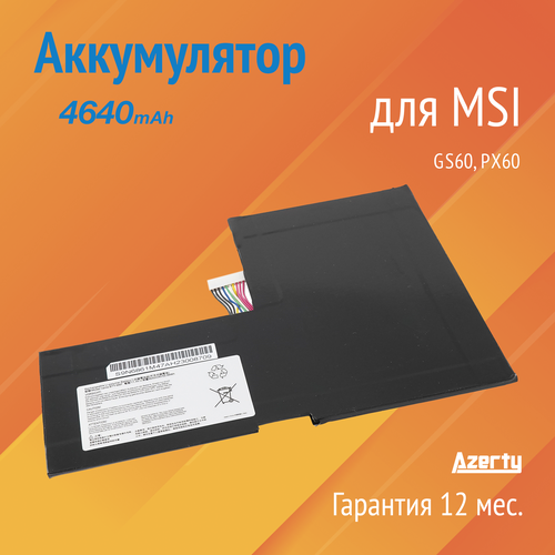 Аккумулятор BTY-M6F для MSI GS60 / PX60 (BTYM6F, MS-16H2, CS-MSR600NB) lmdtk new bty l77 laptop battery for msi gt72 2qd gt72s 6qf gt72vr wt72 ms 1781 ms 1782 ms 1783 2pe 022cn 2qd 1019xcn 2qd 292xcn