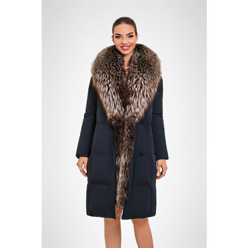 Пуховик Fashion Milano, размер 38, черный