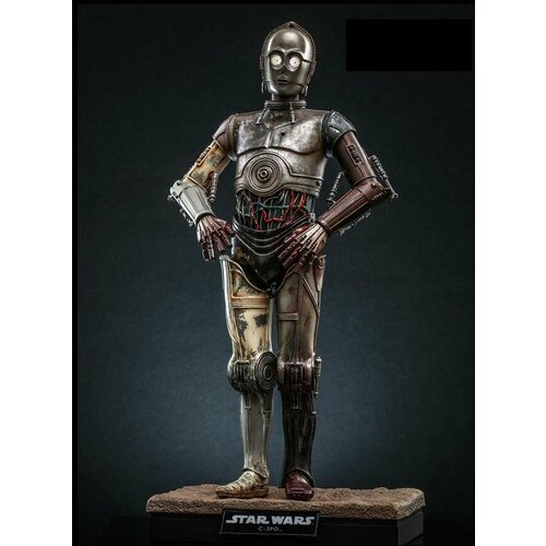 Дроид C-3PO фигурка 30см Звездные войны, C-3PO Star Wars волченко ю отв ред star wars большая книга головоломок мини фигурка c 3po