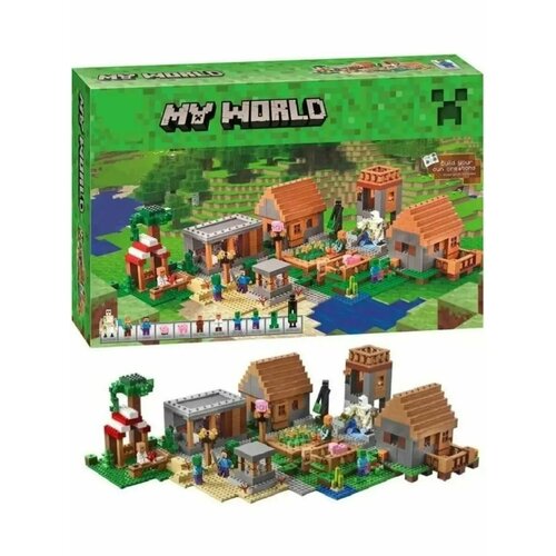 Конструктор My World, 1658 деталей конструктор my world 280 деталей