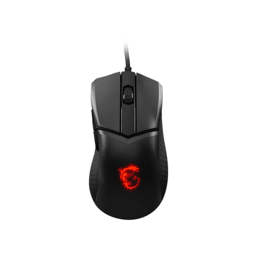 Gaming Mouse MSI Clutch GM31 Lightweight , Wired, 59g, DPI 12000, design for right handed users, black fashion hard storage box carrying case for microsoft optical red shark io1 1 gaming mouse wired reissue cs cf fn team edition