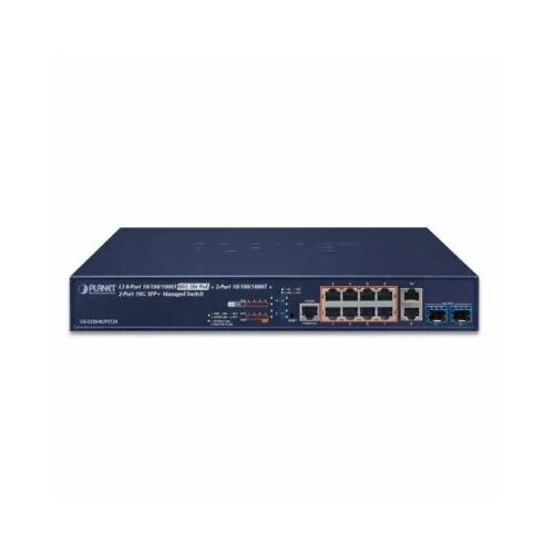 Коммутатор Planet GS-5220-8UP2T2X L3 8-Port 10/100/1000T 75W