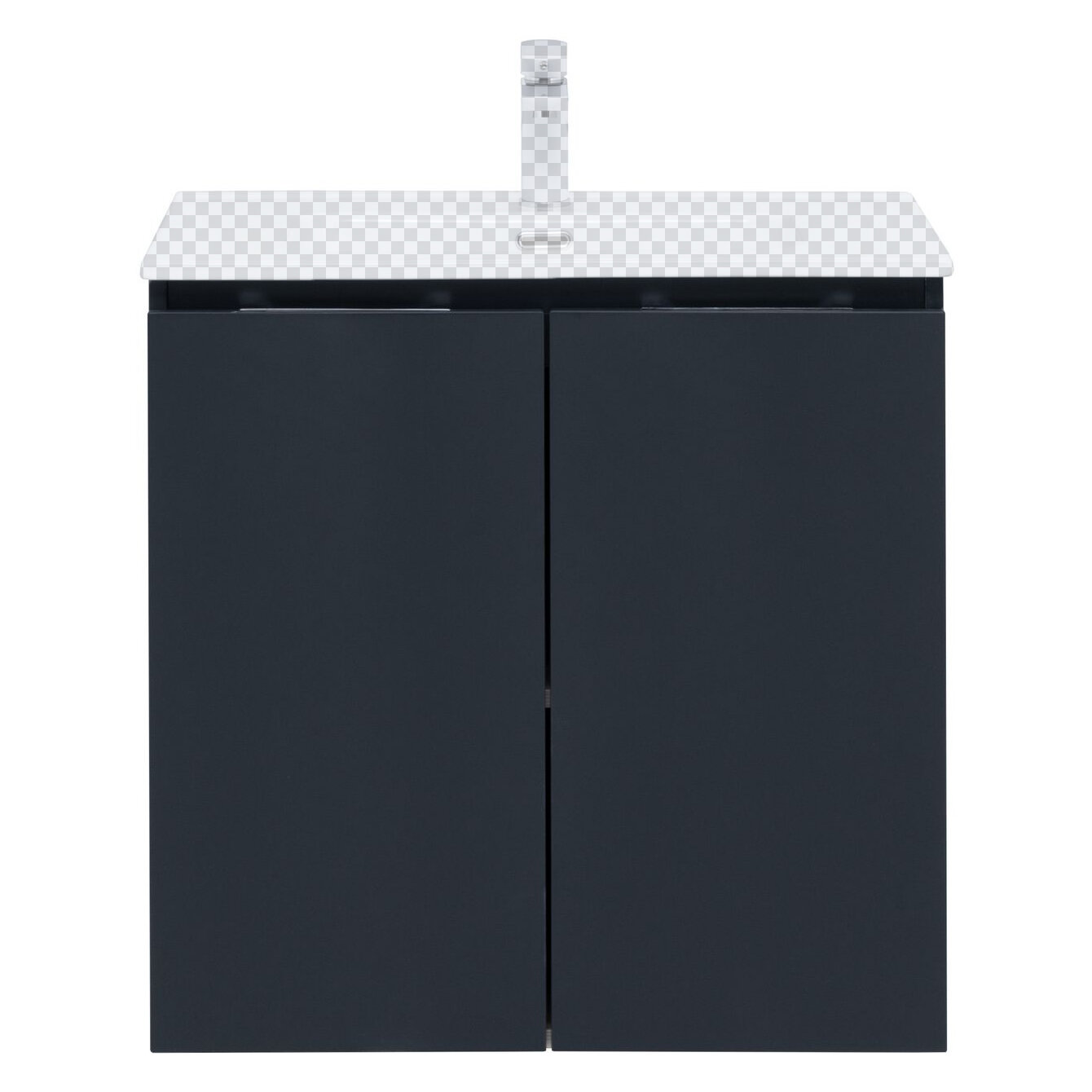 Тумба под раковину Aquanet Алвита 70 00303904 антрацит