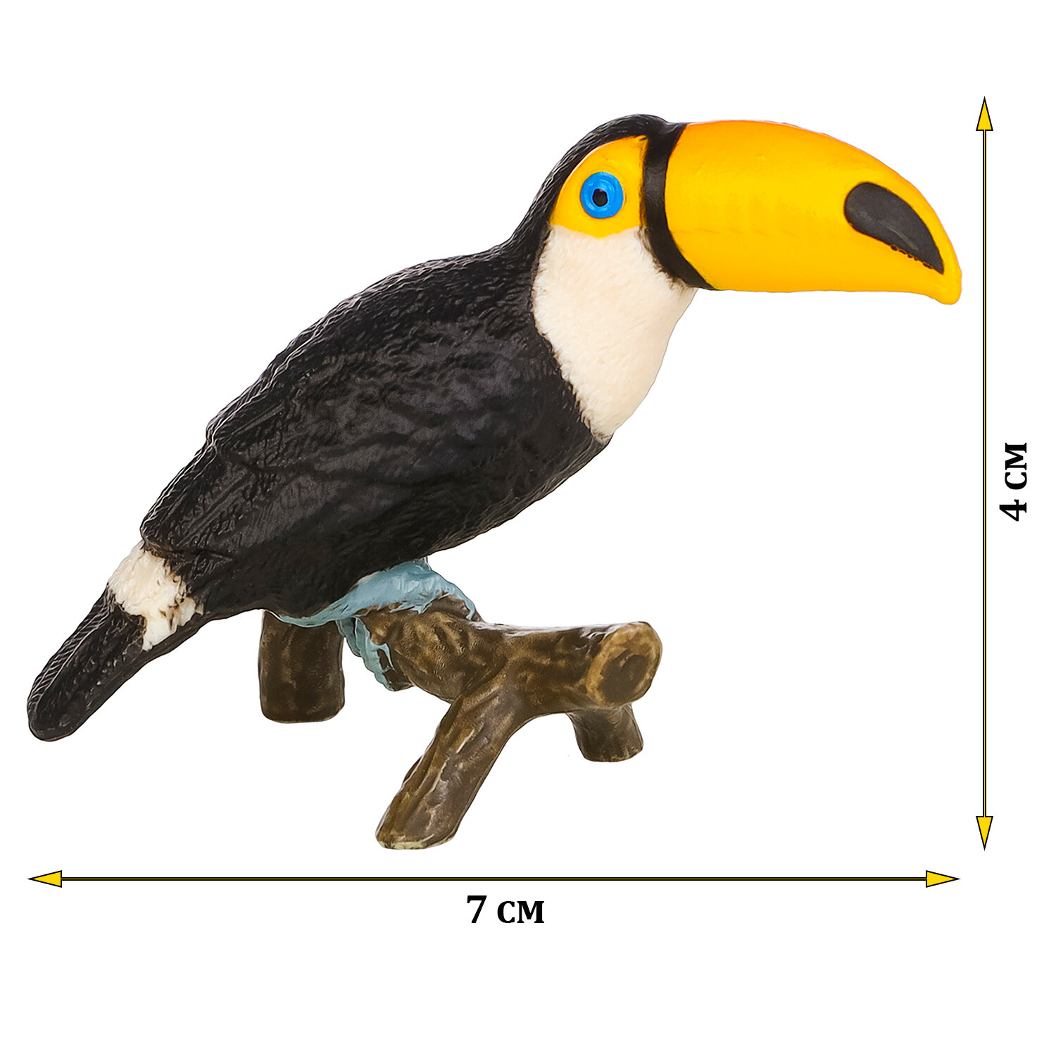Фигурка игрушка птица Большой тукан