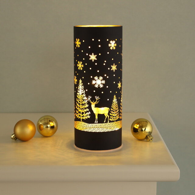 Peha Декоративный светильник Blackwood Deer 20 см, теплые белые LED лампы, на батарейках GF-18315