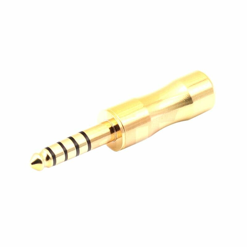 Балансный аудио штекер, коннектор разъем Jack 4.4мм, 5 pin (Золотой)