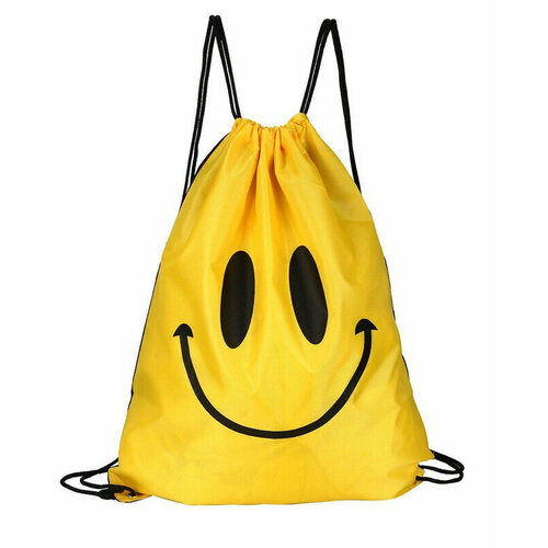 Мешок для сменной обуви Смайлы размер 34 х 42 см цвет желтый 309₽