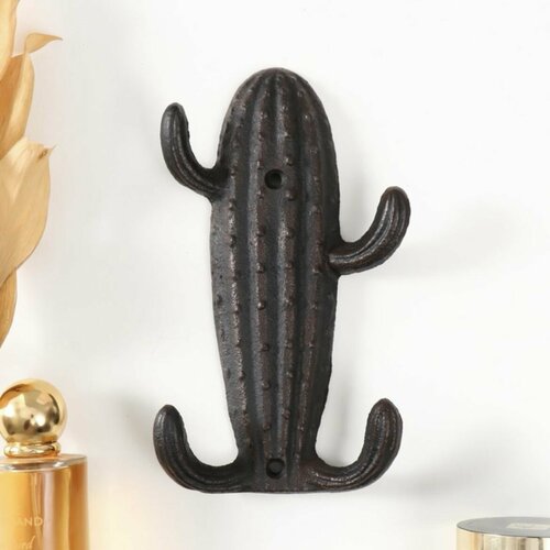 Крючки декоративные чугун Кактус 18х105х32 см 1150₽