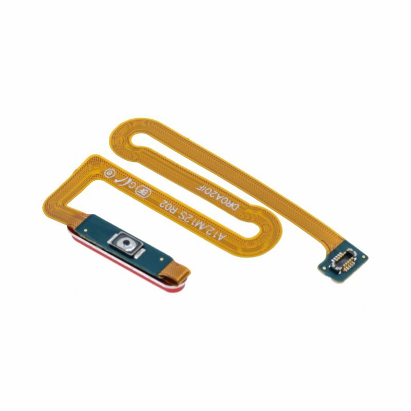 Кнопка (механизм) включения для Samsung A125 Galaxy A12 / A127 Galaxy A12 Nacho / M127 Galaxy M12 (в сборе) красный — фото 2