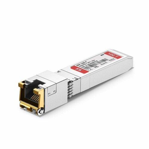 Трансивер FS for Mellanox MFM1T02A-T Compatible 10GBASE-T SFP+ Copper RJ-45 30m Optical Transceiver Module