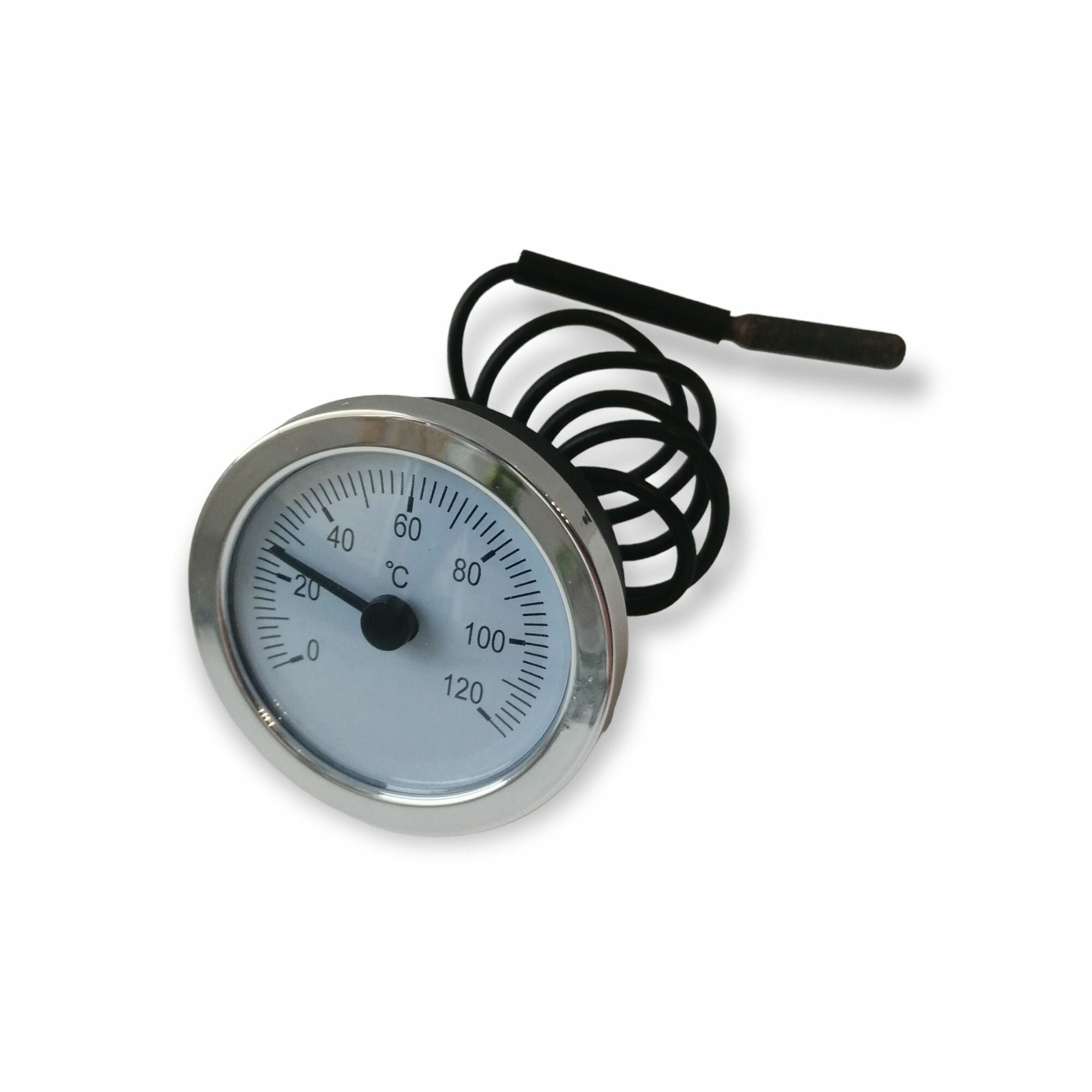 Термометр капиллярный хром кольцо (2675)