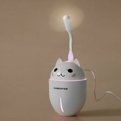 Увлажнитель воздуха Luazon HM-2 ультразвуковой 400 мл 2 Вт портативный серый 118400₽