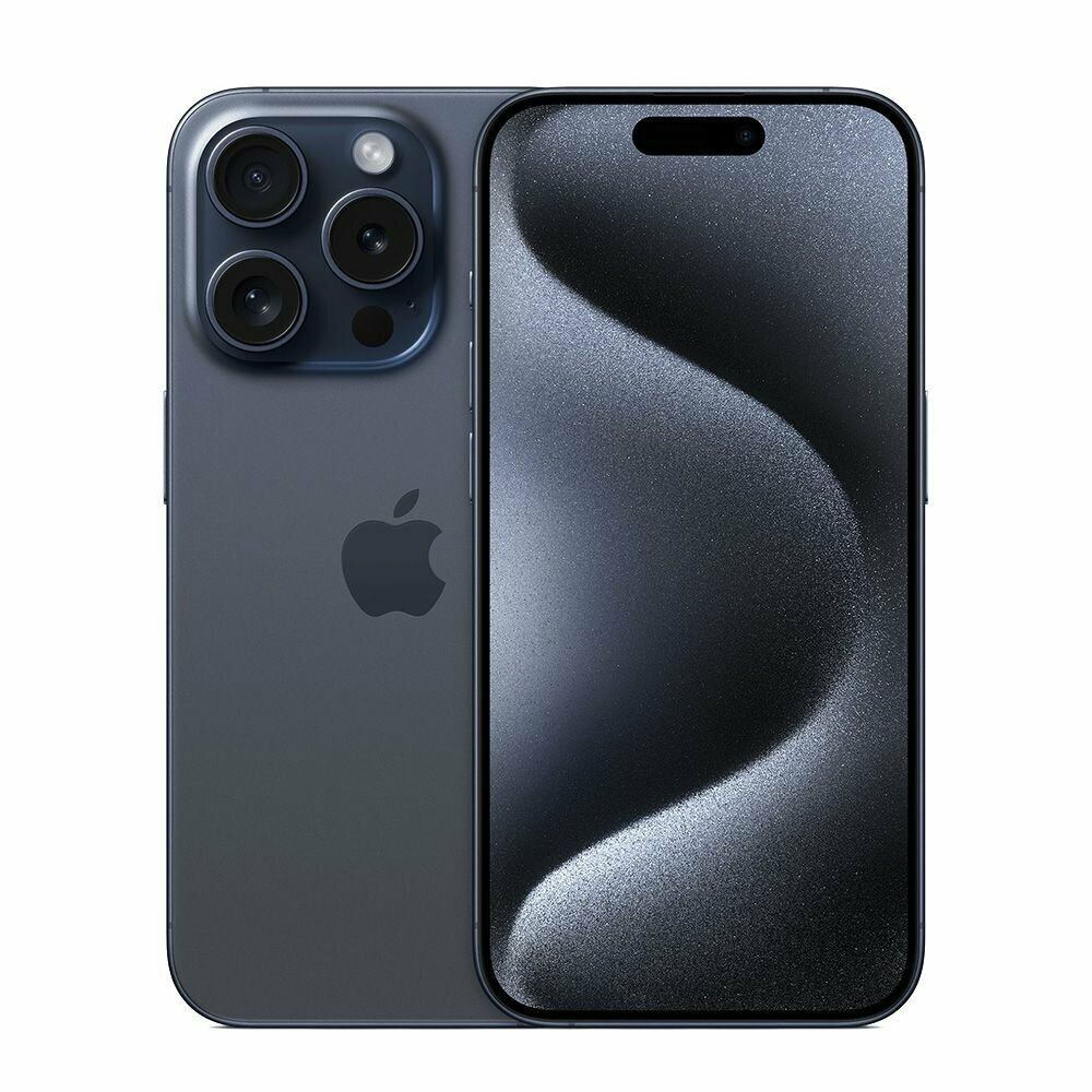 Смартфон Apple iPhone 15 Pro 256 ГБ, Dual nano SIM, синий титан