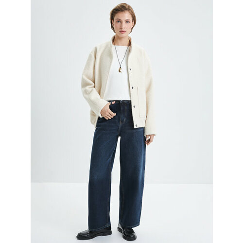 фото Джинсы широкие zarina, размер s (ru 44)/170, синий