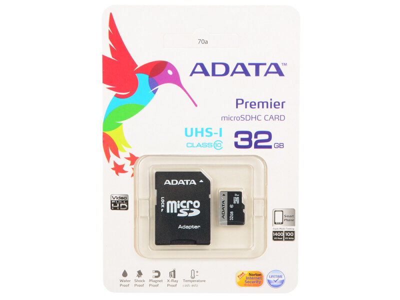 Карта памяти micro SDHC A-Data - фото №19