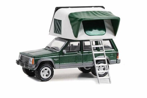 Jeep cherokee laredo 4Х4 с палаткой 1992 hunter green metallic