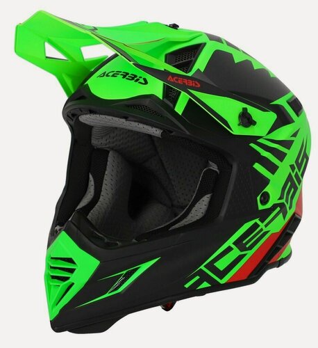 Изображение товара Мотошлем кроссовый Acerbis X-TRACK 22-06 Fluo-Green/Black, XL