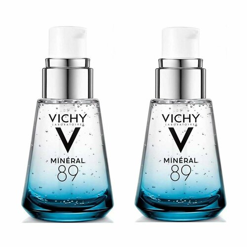 Vichy Ежедневный гель-сыворотка Mineral 89 для кожи, подверженной агрессивным внешним воздействиям, 2 х 30 мл vichy ежедневный гель сыворотка для кожи подверженной агрессивным внешним воздействиям 50 мл vichy mineral 89