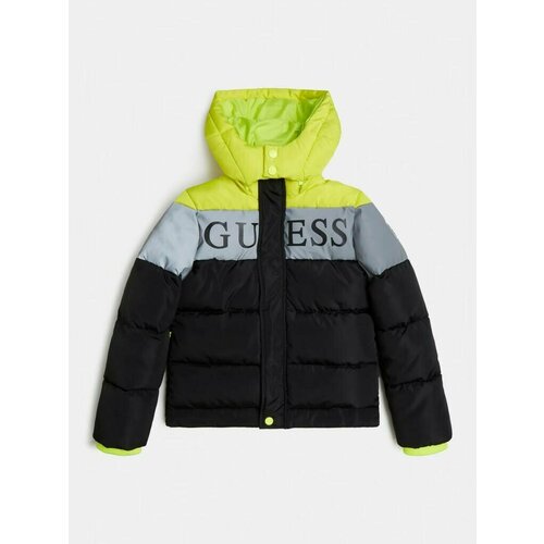 Куртка GUESS, размер 16, серый, желтый