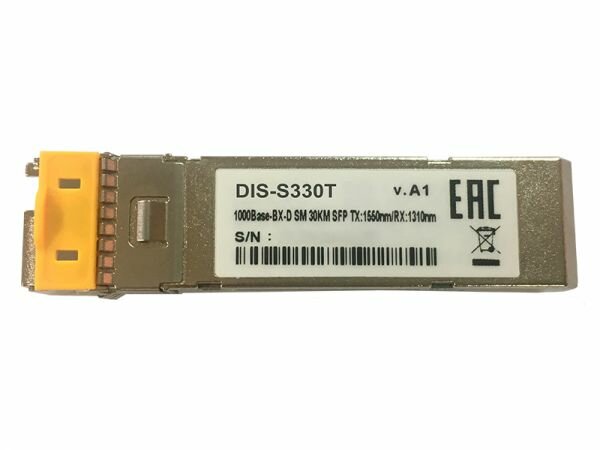 D-Link Промышленный WDM SFP-трансивер с 1 портом 1000Base-BX-D S330T/30KM/A1A