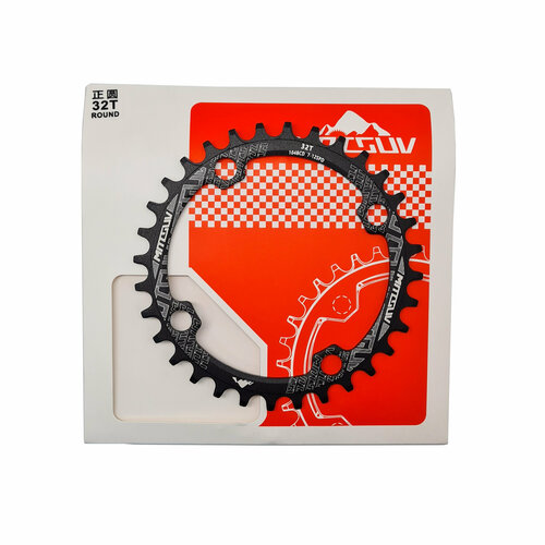 mtb bike square hole crankset 104bcd bicycle crank sprocket 152mm 170mm 30t 32t 34t 36t 38t narrow wide single speed chainring Китайские производители Звезда NARROW/WIDE 104BCD 32T, AL7075