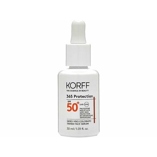 Тонирующая солнцезащитная сыворотка для лица SPF 50+ KORFF 365 Protection