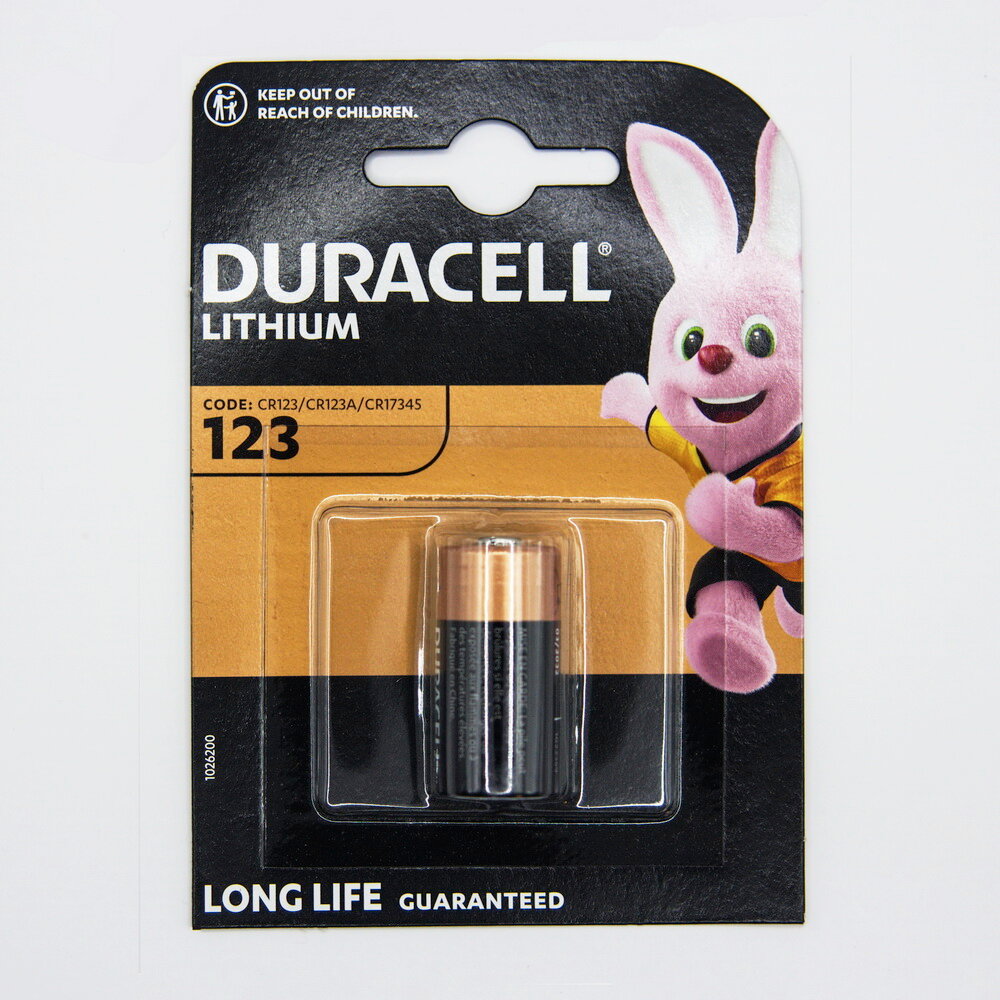 Батарейка Duracell 123, в упаковке: 1 шт.