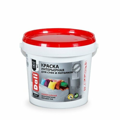 Краска DALI Professional акриловая для стен и потолков 0,9л